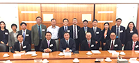 Prof. Bai Chunli from the Chinese Academy of Science (CAS) posed a group photo with CUHK members